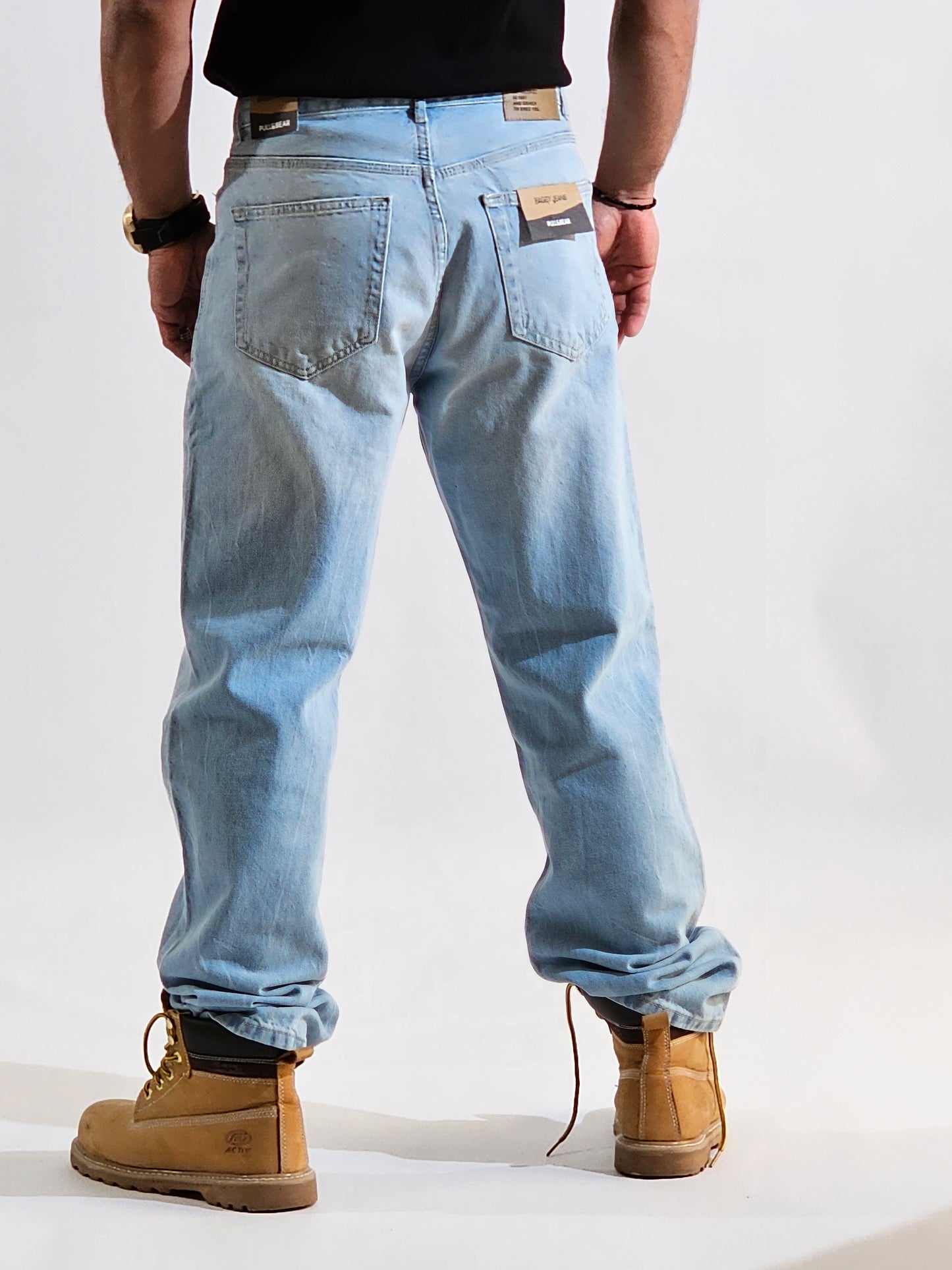 Light Blue Wide Leg Jeans