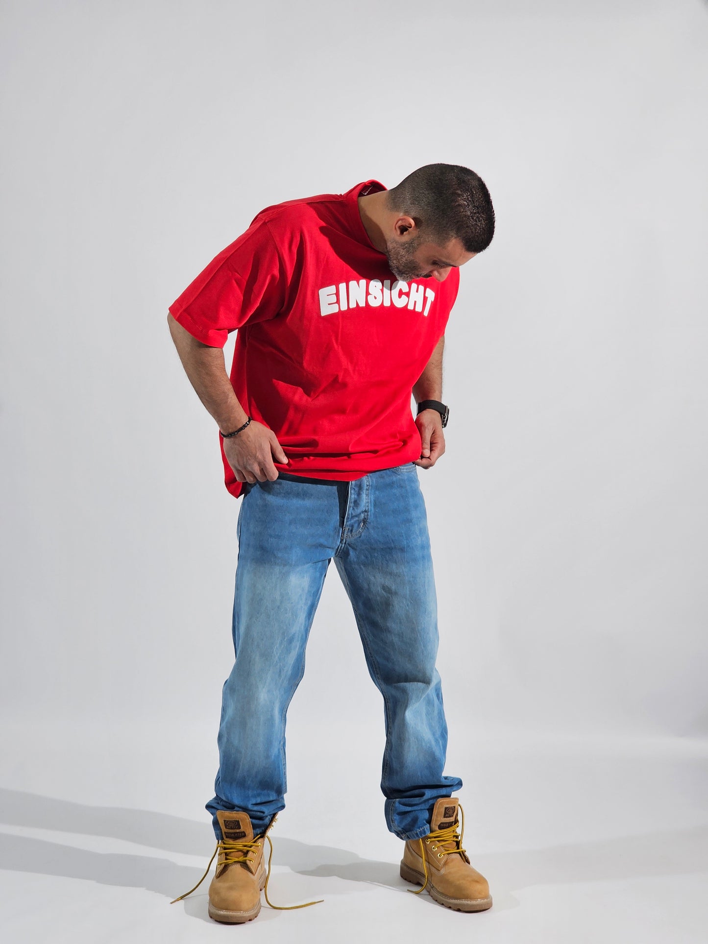 Red Oversized T-shirt