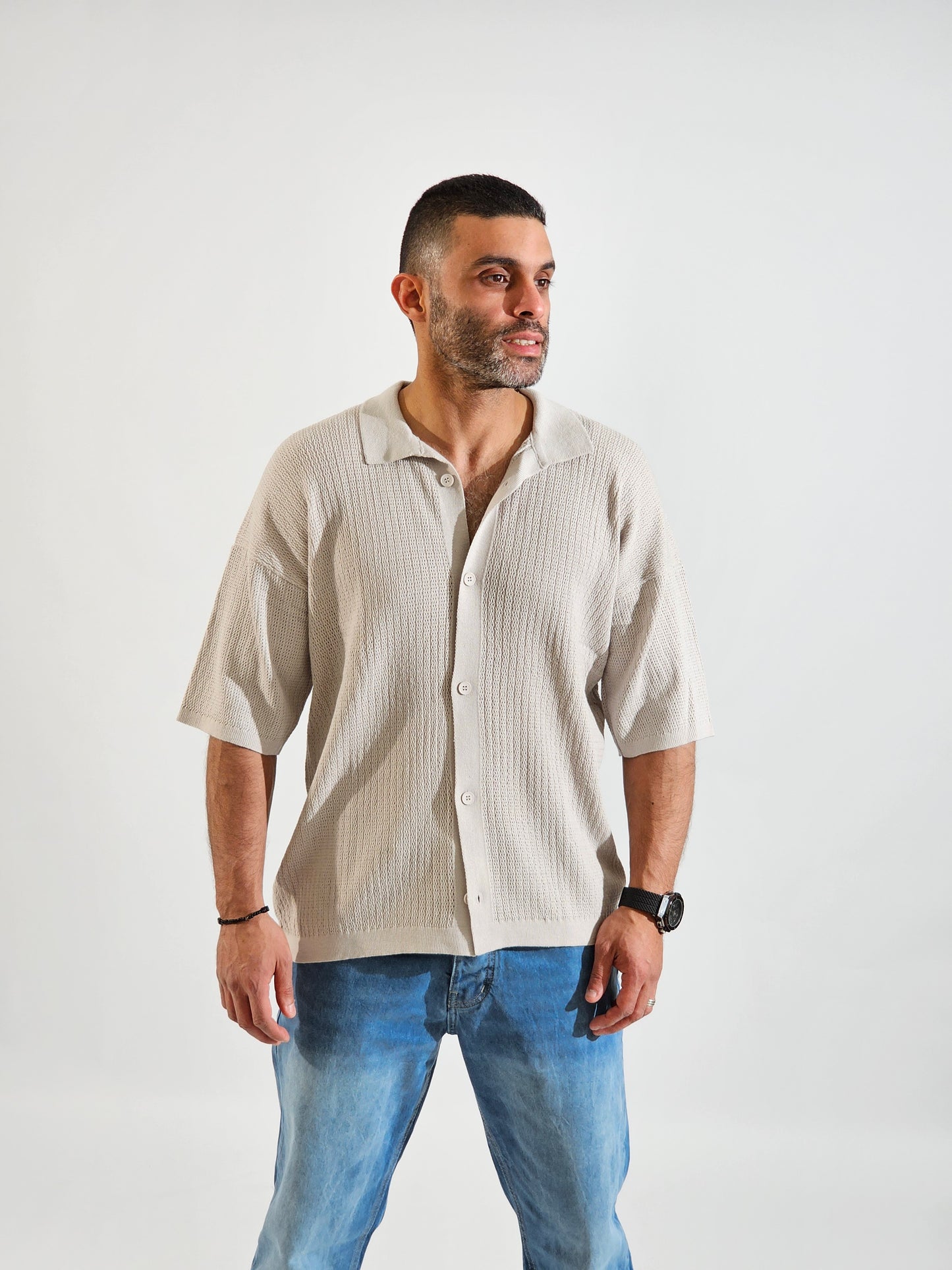 Beige Tricot Shirt