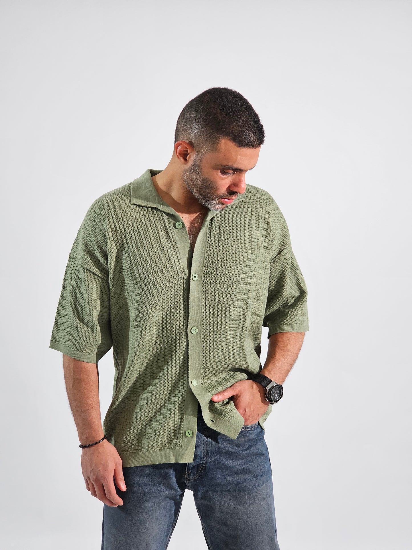 Mint Green Tricot Shirt
