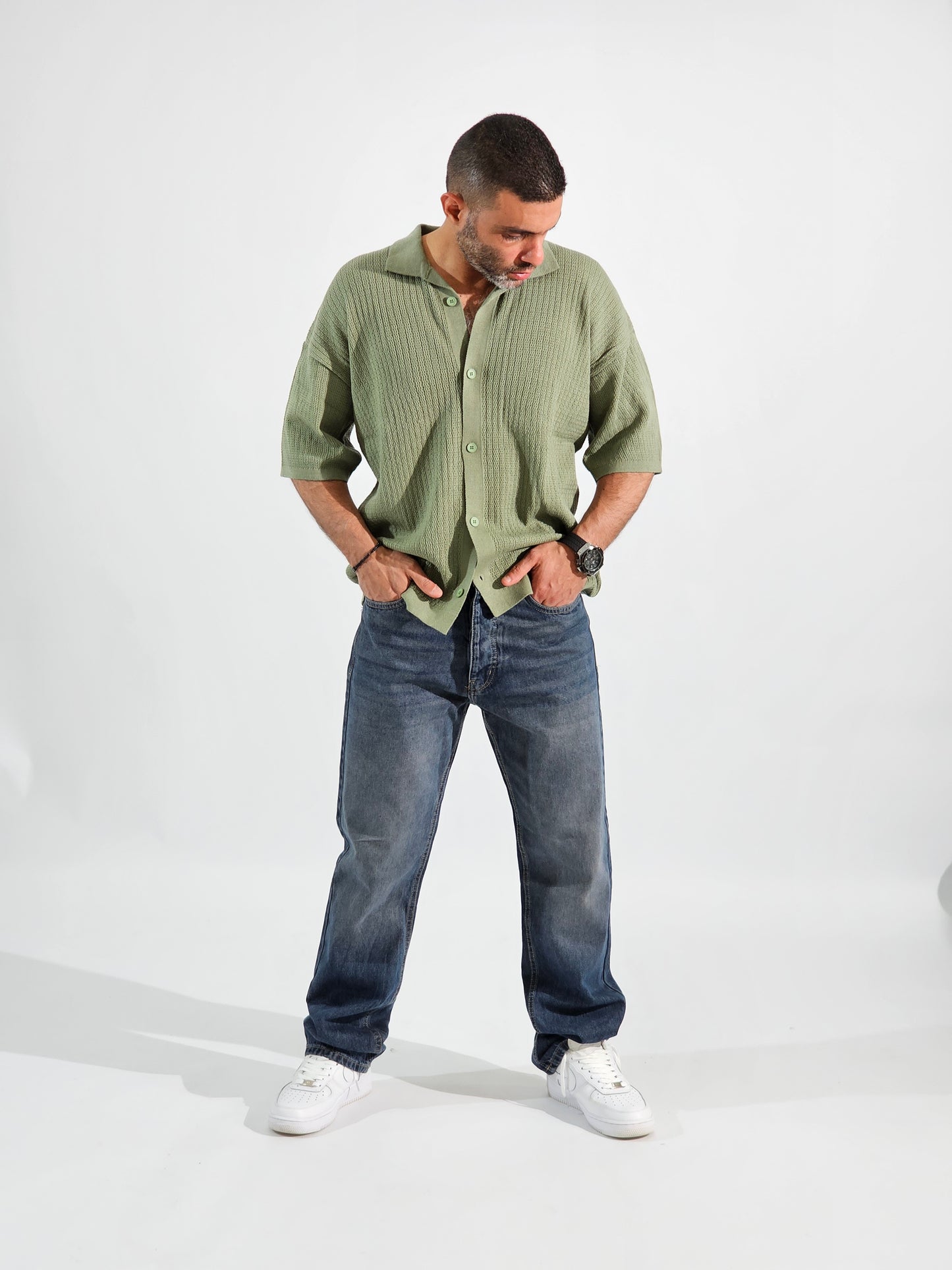 Mint Green Tricot Shirt