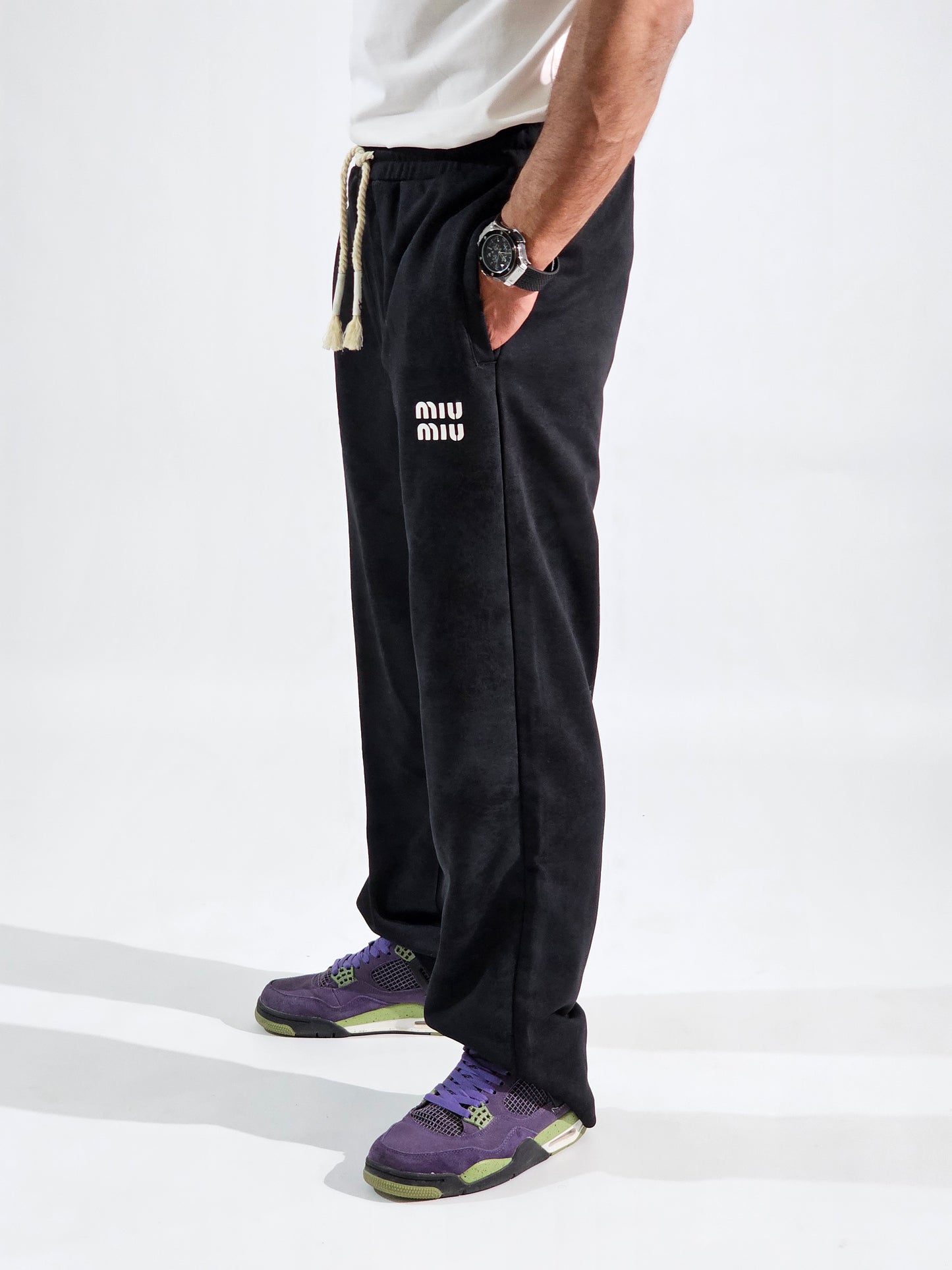 Black miu miu Sweatpants