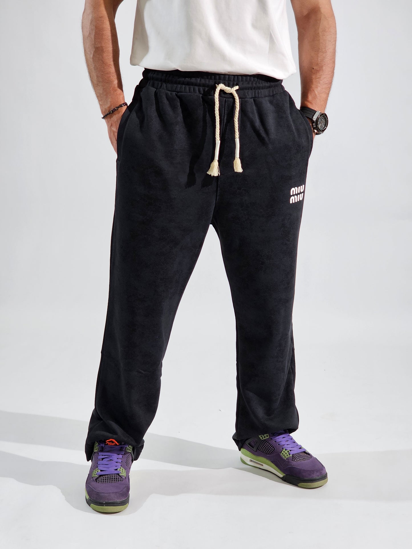 Black miu miu Sweatpants