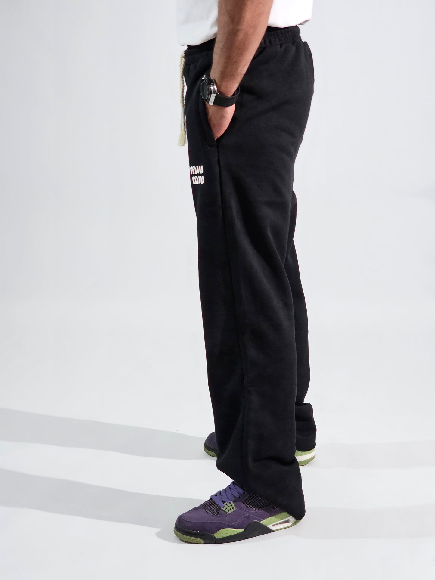 Black miu miu Sweatpants