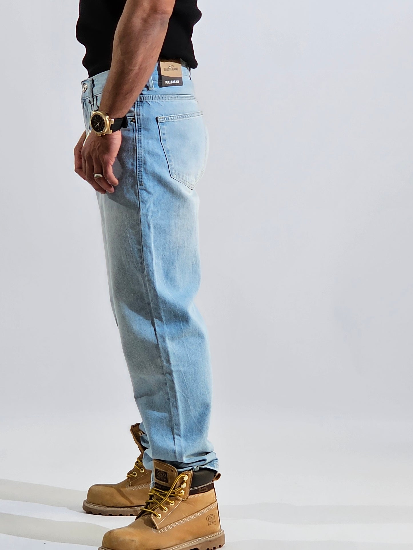 Light Blue Wide Leg Jeans