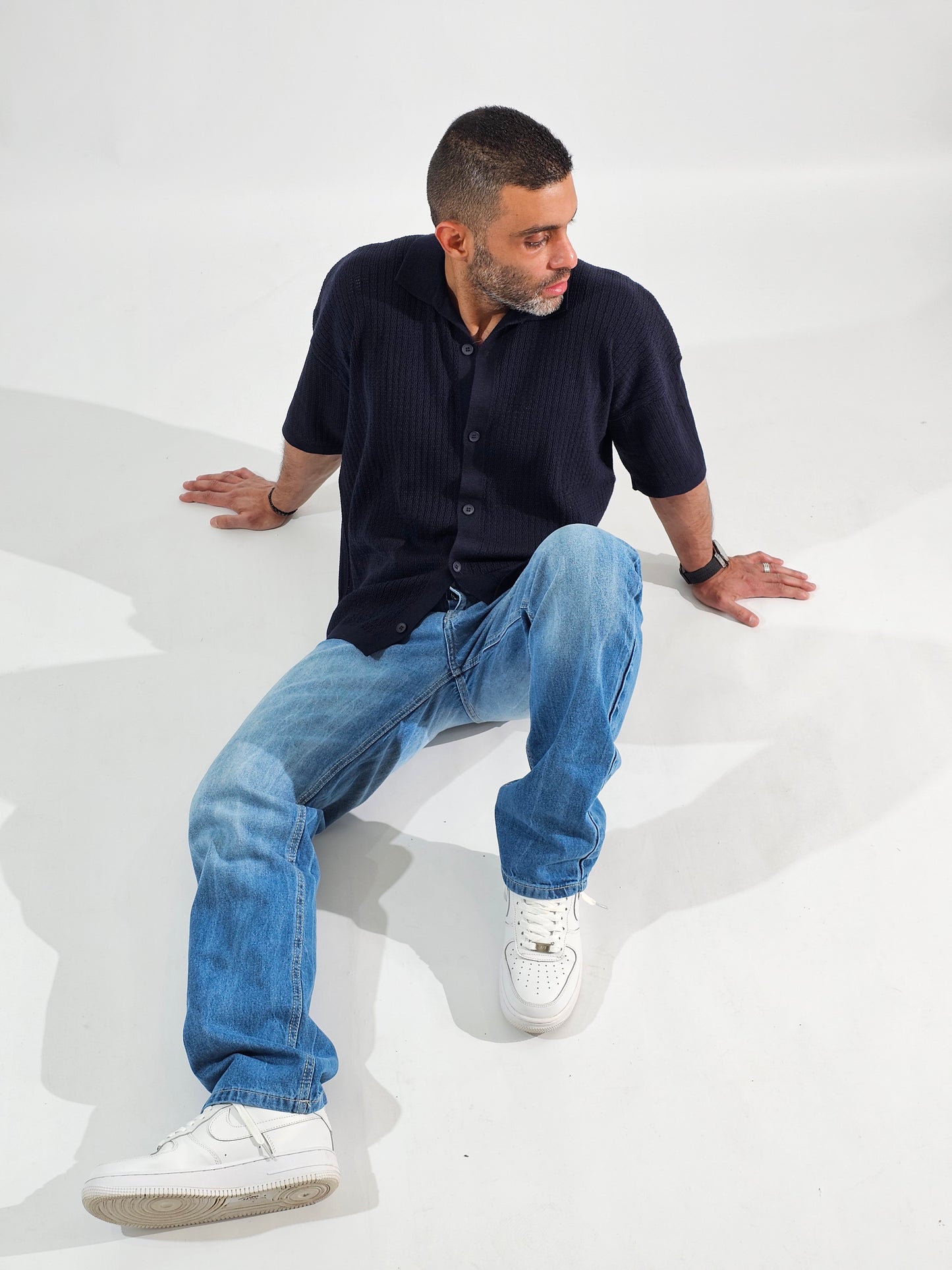 Dark Blue Tricot Shirt