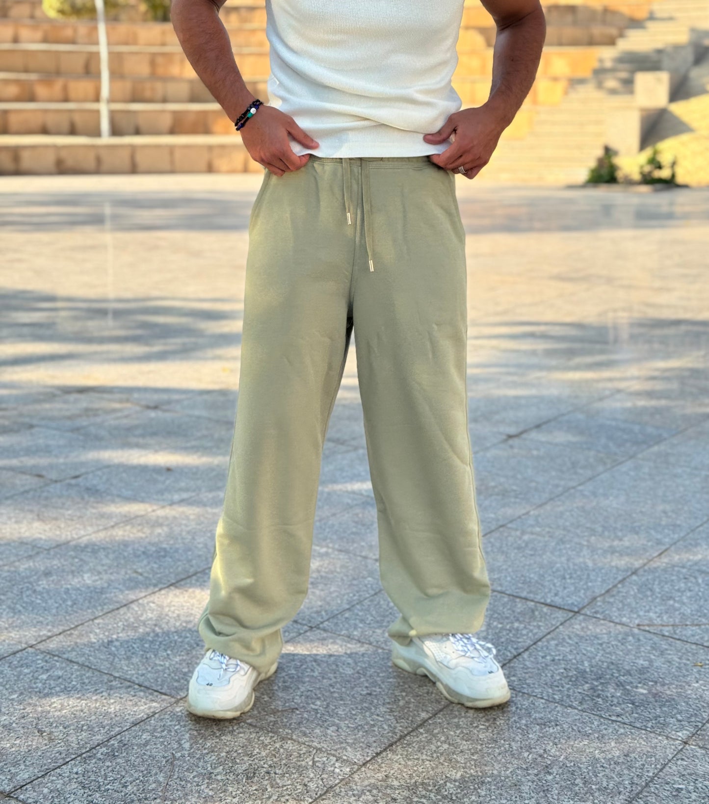 Mint green sweatpants