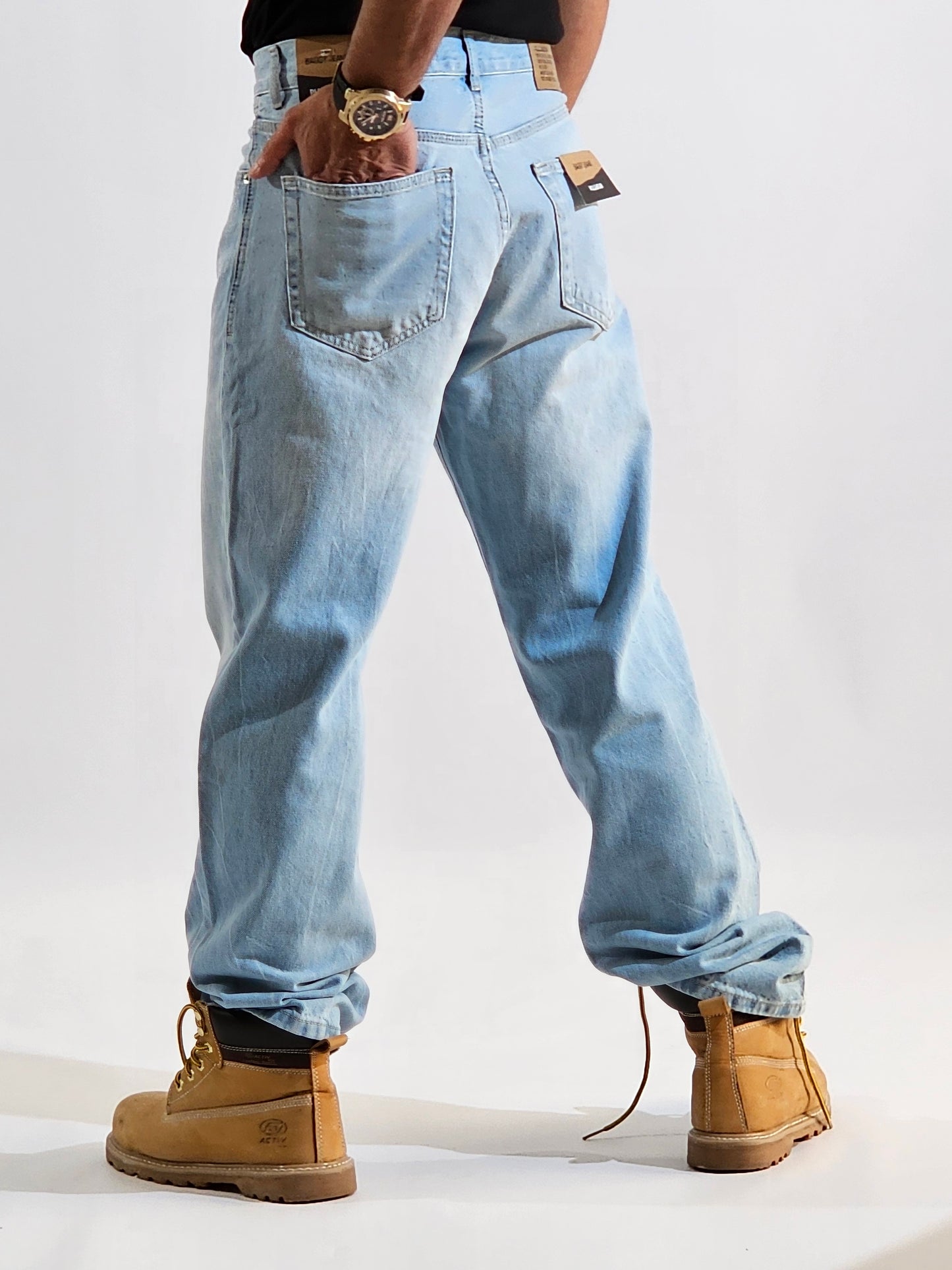 Light Blue Wide Leg Jeans