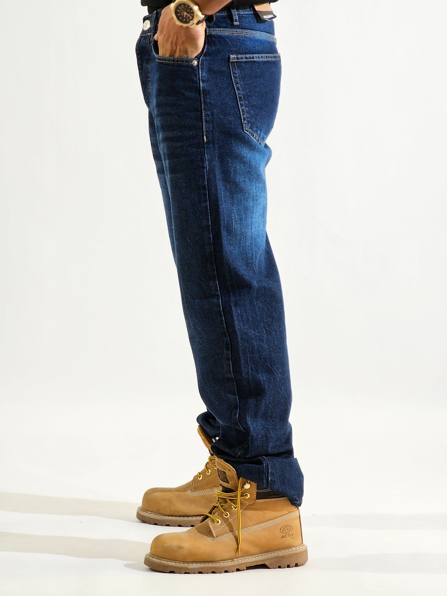 Dark blue Wide Leg Jeans