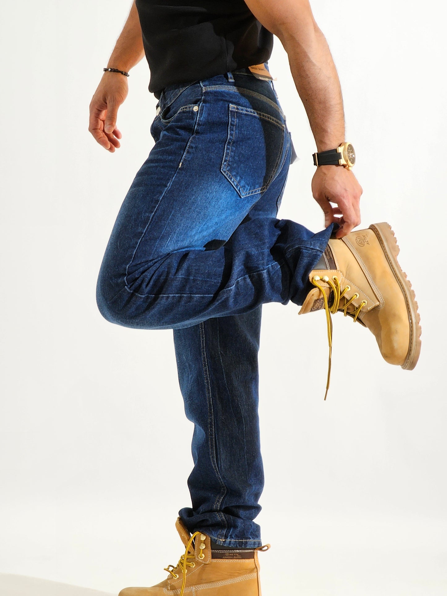 Dark blue Wide Leg Jeans