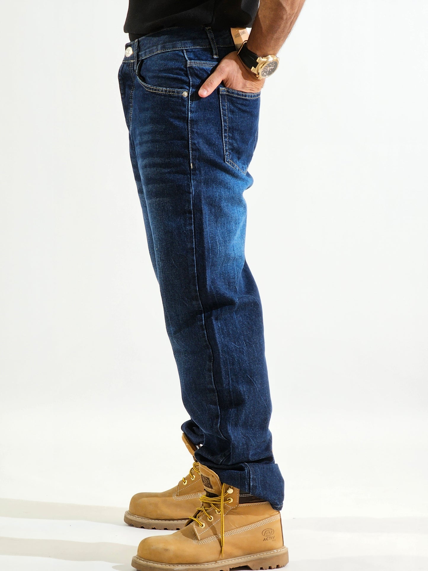 Dark blue Wide Leg Jeans