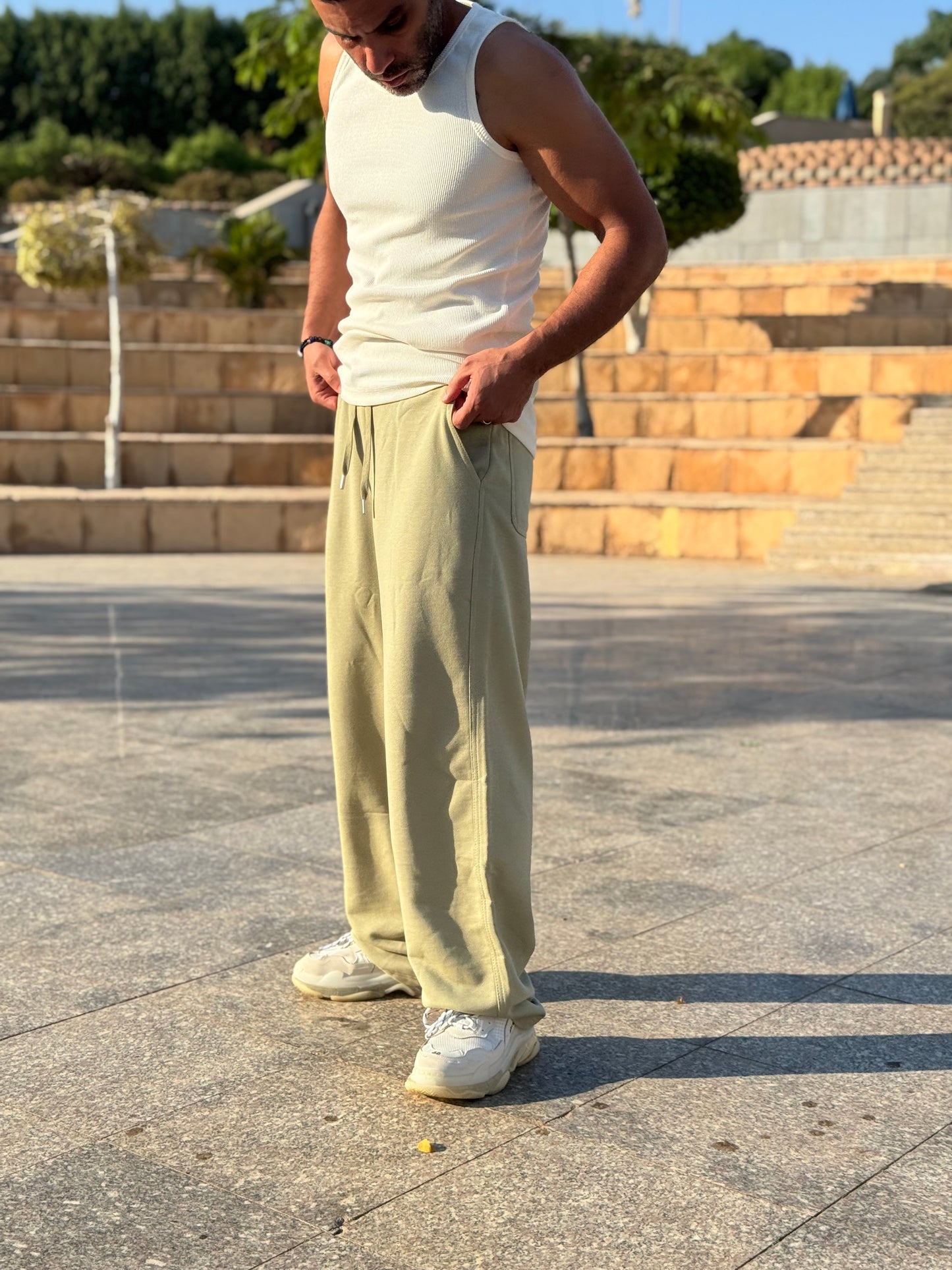 Mint green sweatpants